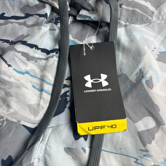 Under Armour Men's Camo Shorts - Gray and Blue NWT UPF 40 NWT - Picture 8 of 8